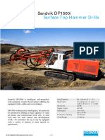Sandvik DP1500i: Surface Top Hammer Drills