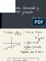 Derivadas Direccionales