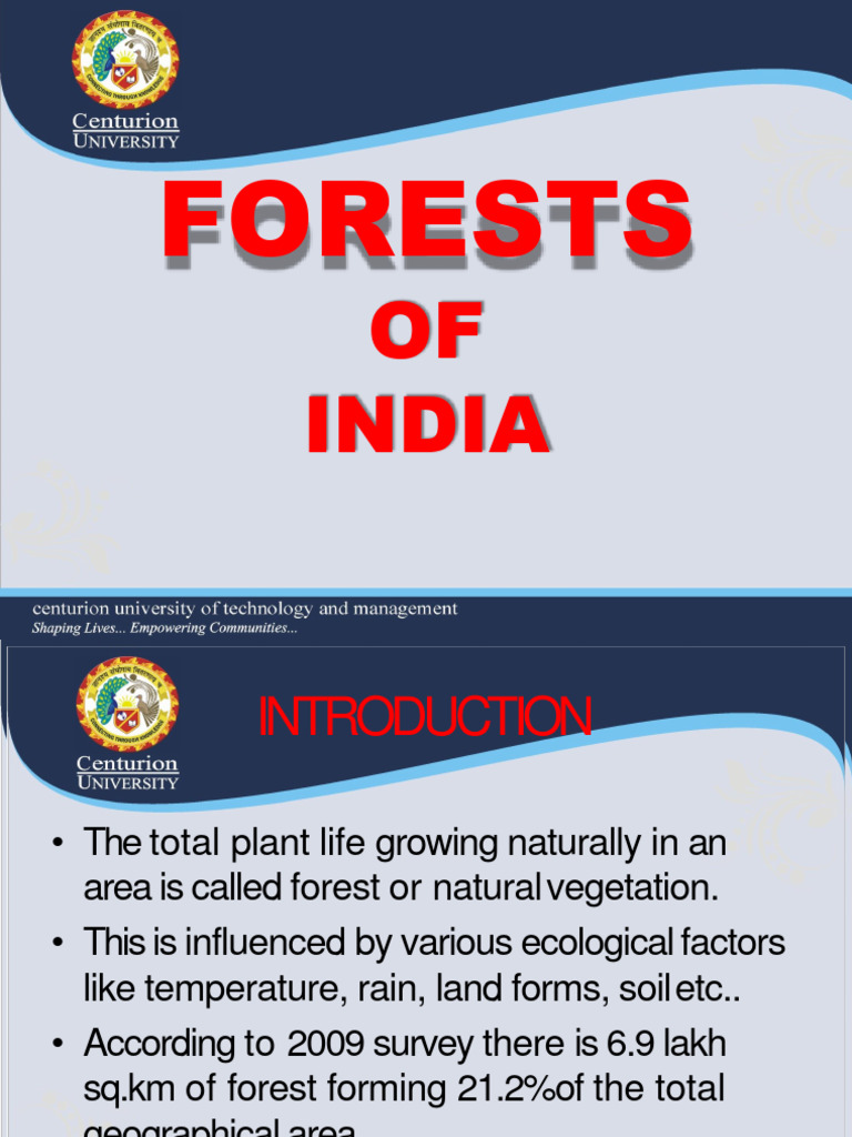Forests of India | PDF | Deer | Forests
