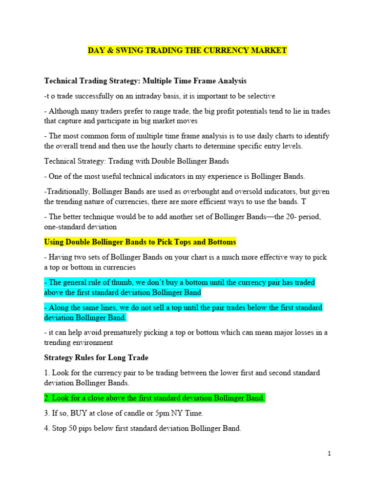 Day & Swing Trading the Currency Market | PDF | Day Trading | Market ...