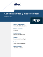 Conciencia Ética y Modelos Éticos