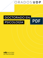 Doctorado en Psicologia Espanol