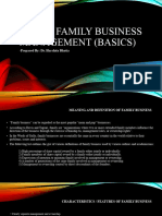 Unit 1 Family Business Management (Basics)