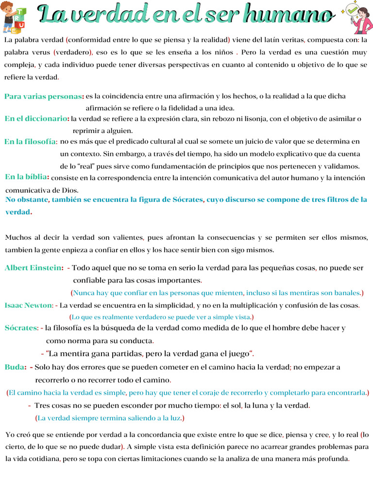 La complejidad de la verdad humana | PDF | Verdad | Teorías filosóficas