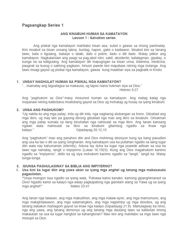 Pagsangkap Series | PDF