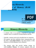 Computer Memory Hierarchy (ROM & RAM)
