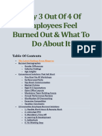 Why 3 Out of 4 of Employees Feel Burned Out