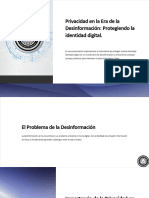 Privacidad en La Era de La Desinformacion Protegiendo La Identidad Digital Grupo Oruss