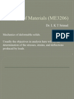 Strength of Materials (ME3206)