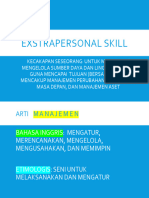 Exstrapersonal Skill