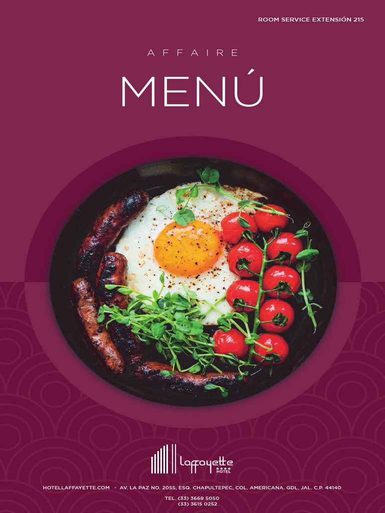 Menu Laffayette | PDF | Western Cuisine | Cooking
