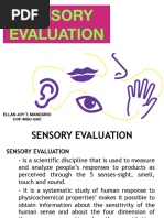 Sensory Evaluation Panelist Training Guide | PDF | Perception | Odor