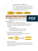 Importancia de La Comunicación y Coordinación