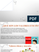 Valores Eticos