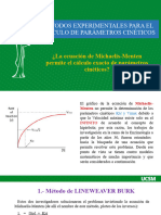 Diapositivas de Métodos Matemáticos para Calcular Parámetros Cinéticos