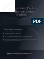 Business Letter Report
