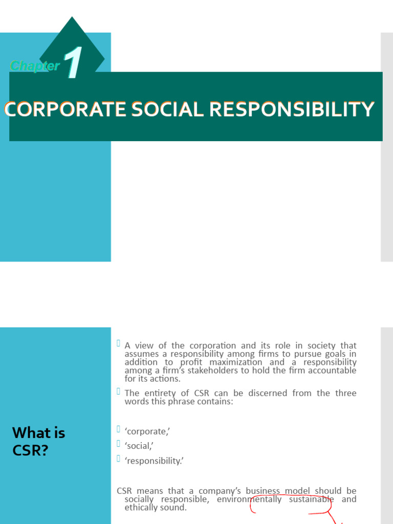 Understanding Corporate Social Responsibility | PDF | Corporate Social ...