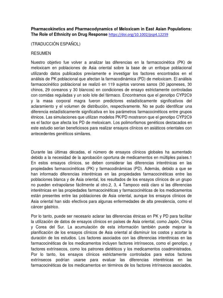 Information On The Drug Meloxicam