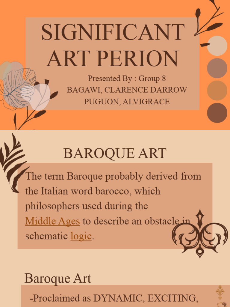 Art Baroque Presentation Pdf