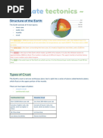 Plate Tectonics