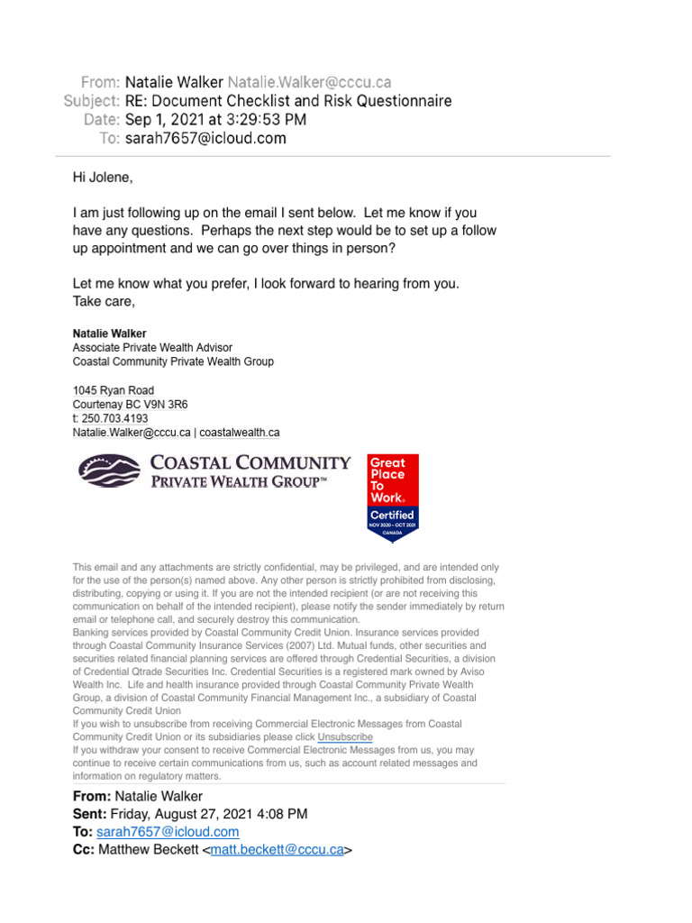 RE Document Checklist and Risk Questionnaire | PDF | Securities ...