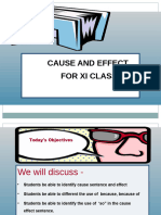 Presentation Because and Effect