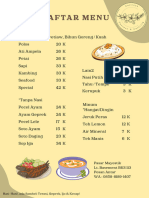 Salinan Dari Contoh Minimalis Daftar Menu Makanan