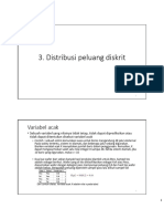 Distribusi Peluang Diskrit