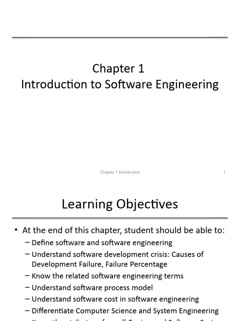 Introduction to software engineering download free pdf software