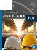 Brochure de Curso de Especialización de Juntas de Resolución de Disputas - CCL Y SPDC