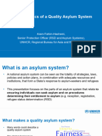 Characteristics of A Quality Asylum System