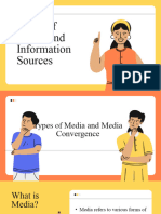 Types of Media and Information Sources