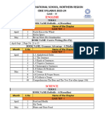 Ryan International School, Northern Region CBSE SYLLABUS 2023 24