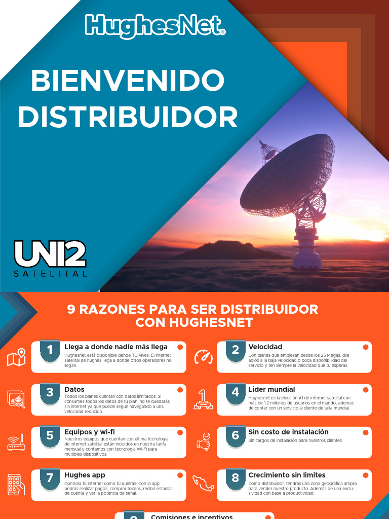 Presentación 0 Hughesnet | PDF | Internet | Televisión via satélite