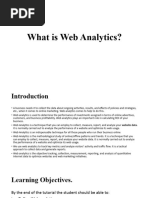 Introduction To Web Analytics RFD Topic 1