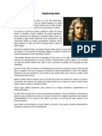 Biografía de Isaac Newton