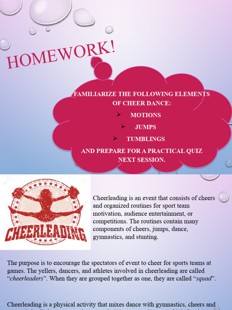 Cheerdance PDF Cheerleading Dances