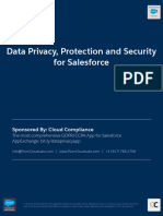 Data Security Protection Privacy Salesforce Cloud Compliance Appexchange e Book