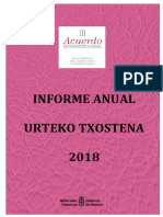 Informe Anual Urteko Txostena 2018