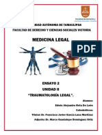 Ensayo Traumatologia Legal