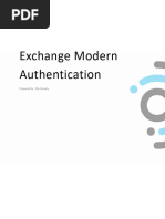 Exchange Modern Authentication