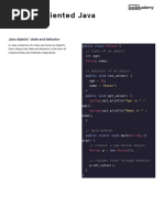 Object-Oriented Java Cheatsheet