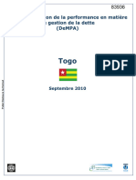 Evaluation de La Dette Au Togo