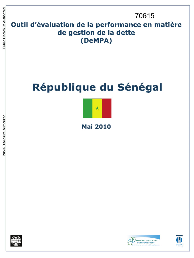 Évaluation de la gestion de la dette au Sénégal | PDF | Dette publique ...
