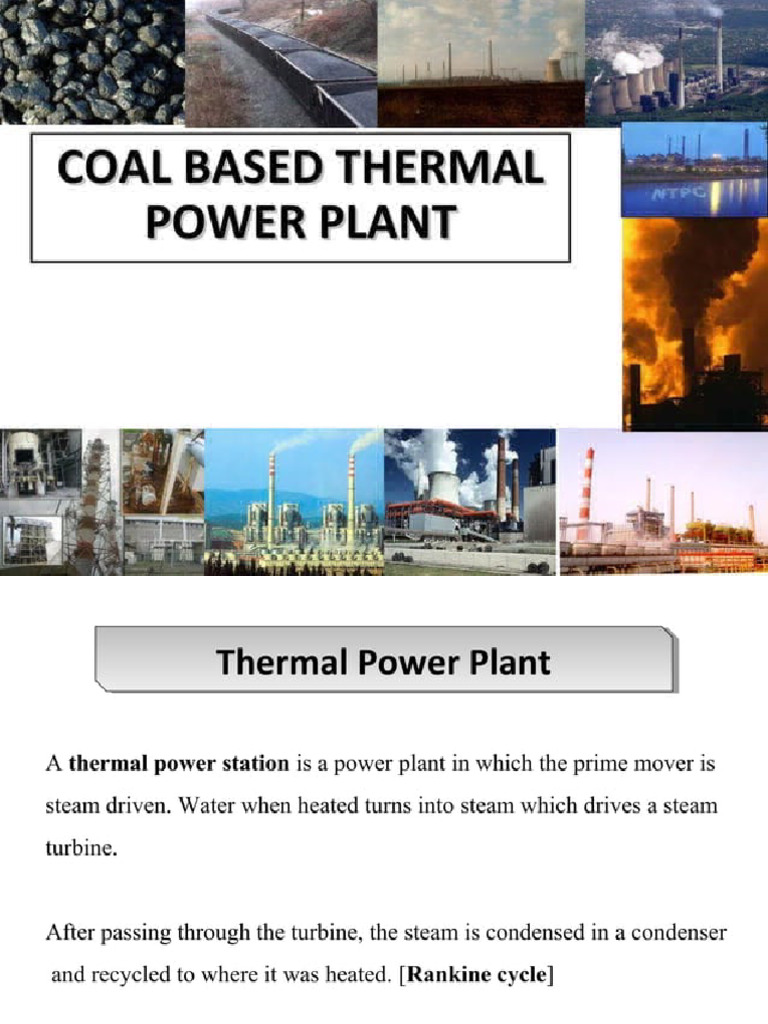 Coal Based Thermal Power Plant | PDF