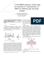 Design a Nmos and Pmos Transistor Circuit Using Virtuoso Cadence and Plot i v Characteristics of Pmos and Nmos for Different Gate and Drain Voltages (1)