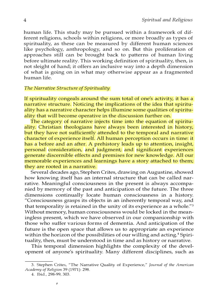 Understanding Spirituality and Religion | PDF | Spirituality | Experience
