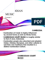 Grade 8 Music Cambodian Music