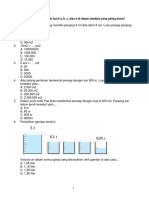 Kisi-Kisi Ulangan Matematika Semester 2