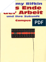 Jeremy Rifkin - Das Ende Der Arbeit (Campus Verlag 1995)